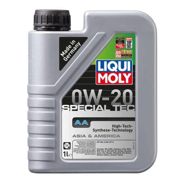 Λιπαντικό κινητήρα Liqui Moly Special Tec AA 0W20 1lt